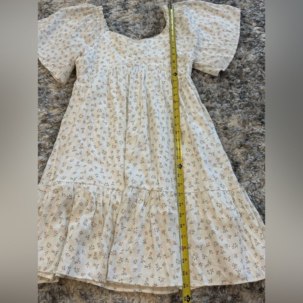 In Loom Women’s M Mini Floral Babydoll Dress Lace Cottagecore Prairie Spring - Picture 8 of 9